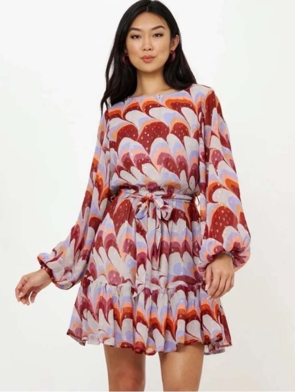 Oliphant flirty short dress in Venice Cognac size xs